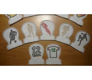 ITH Teelichthülle - Fußball Deutschland